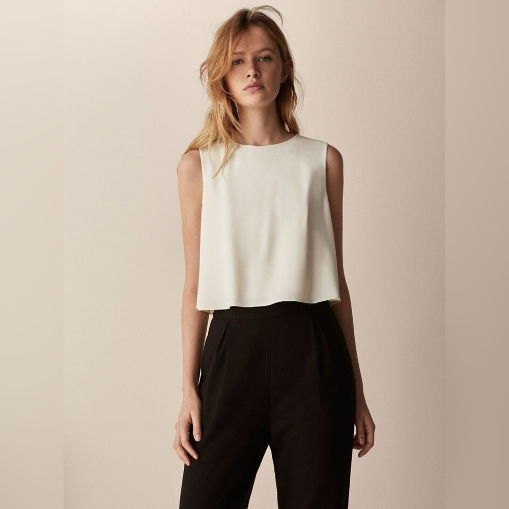 BNWT Massimo Dutti Jumpsuit black/white size EURO 34 UK size 4/6